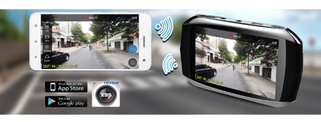 Camera hành trình Vietmap X9S kêt nối wifi - xem video trực tiếp trên điện thoại