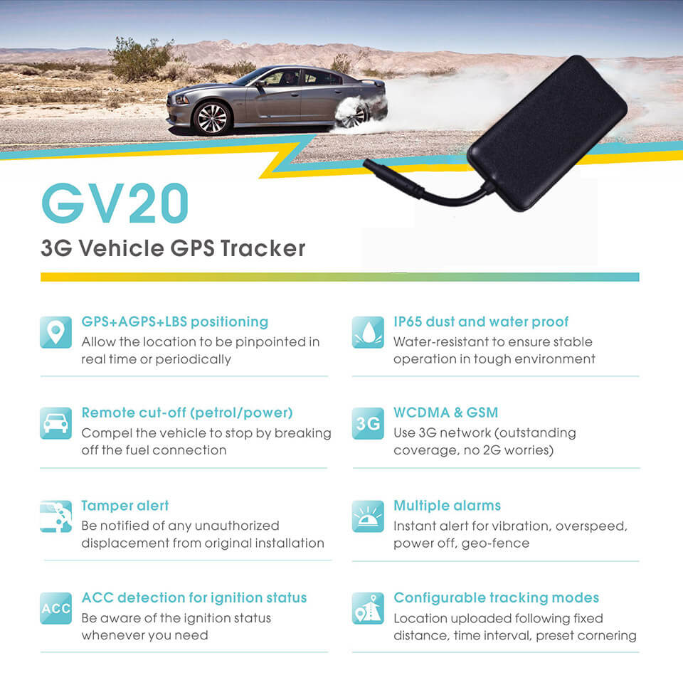 tính năng nổi bật của gv20 GPS Tracker