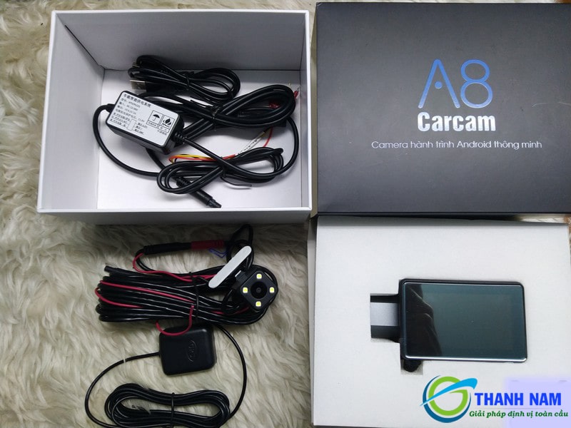 bộ sản phẩm camera hành trình a8 carcam android tại Thành Nam GPS