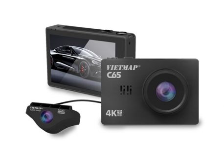 camera hành trình vietmap c65 ghi hình 4k, GPS, WIFI