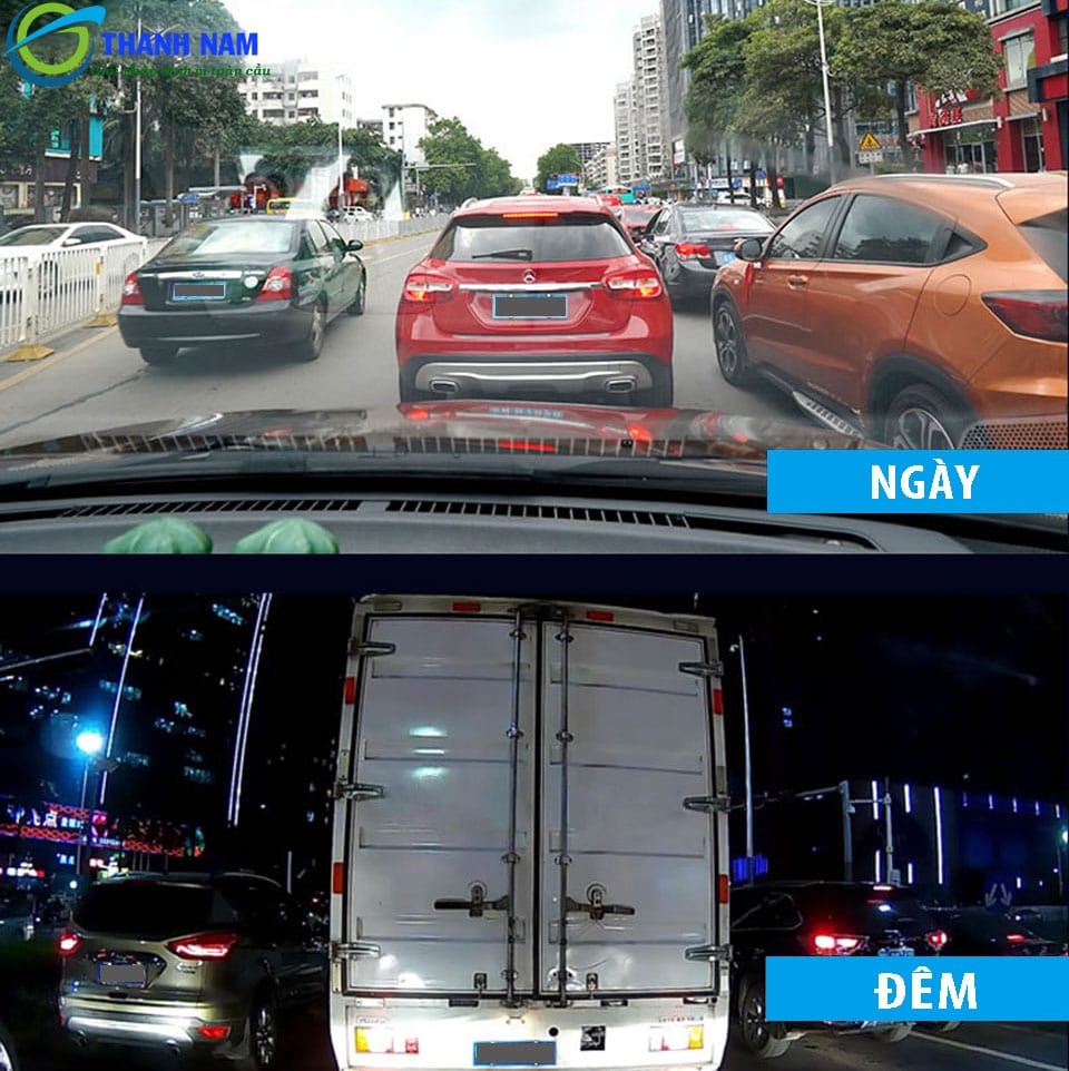 camera hành trình ghi hình trước và trong xe siêu nét JC200