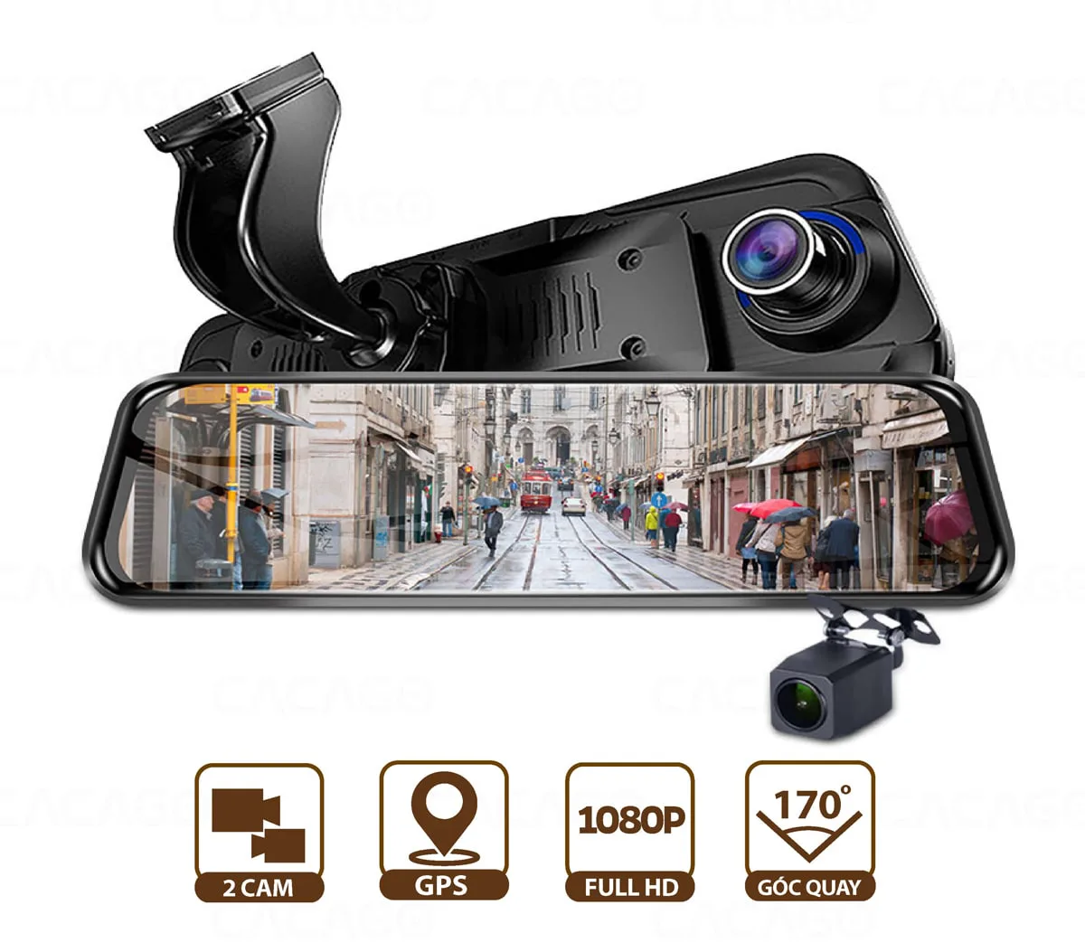 camera hành trình đa tính năng cacago g07x