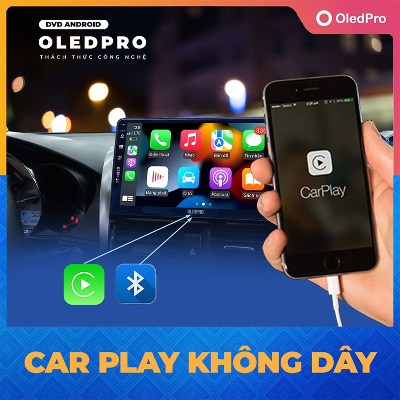 lái xe tập trung an toàn với tính năng kết nối điện thoại apple carplay