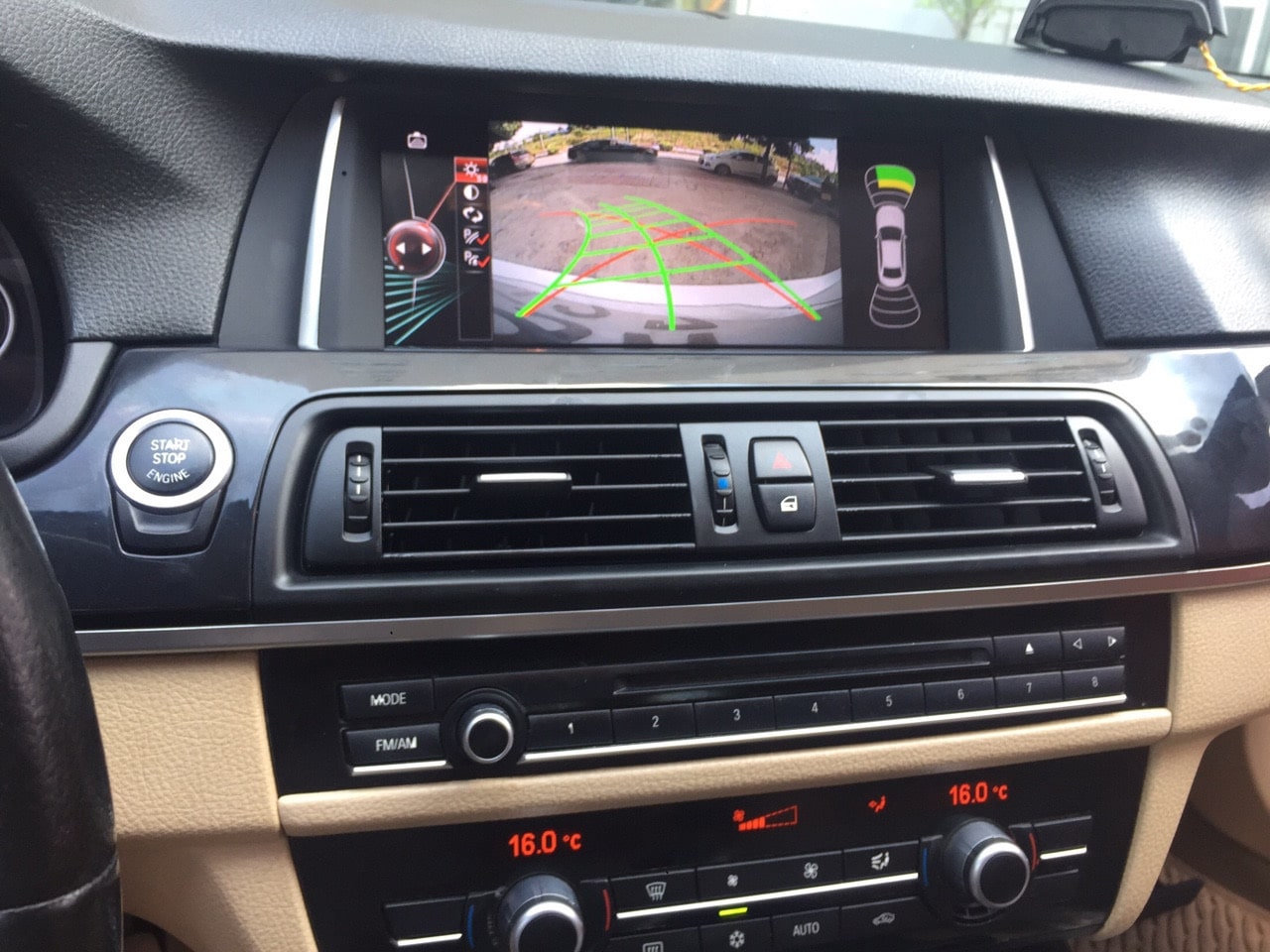 lắp đặt màn hình dvd android chính hãng cho xe bmw 520i tại thành nam gps