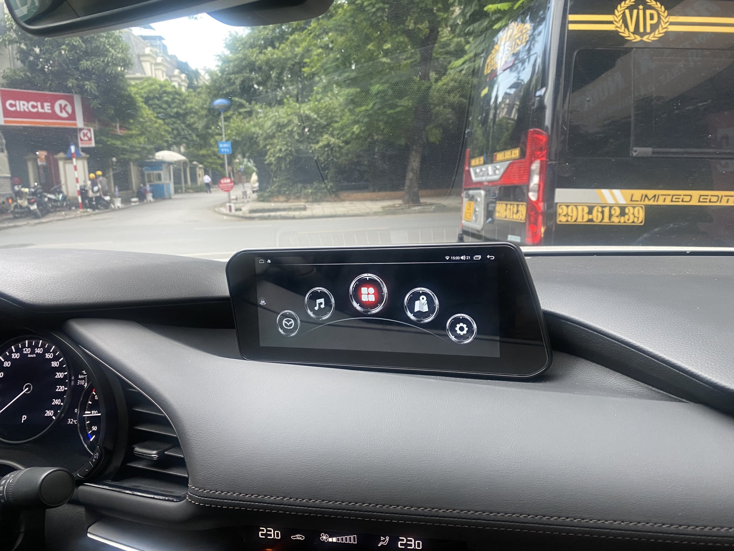 màn hình dvd android xe mazda liền camera 360 đời 2020-2022