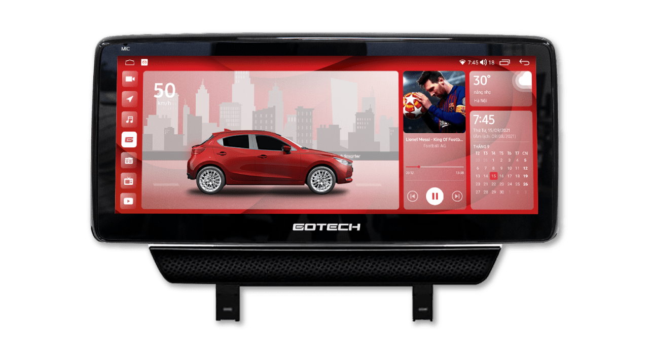 Màn hình DVD Android GOTECH GT Mazda Pro lắp cho xe Mazda 2