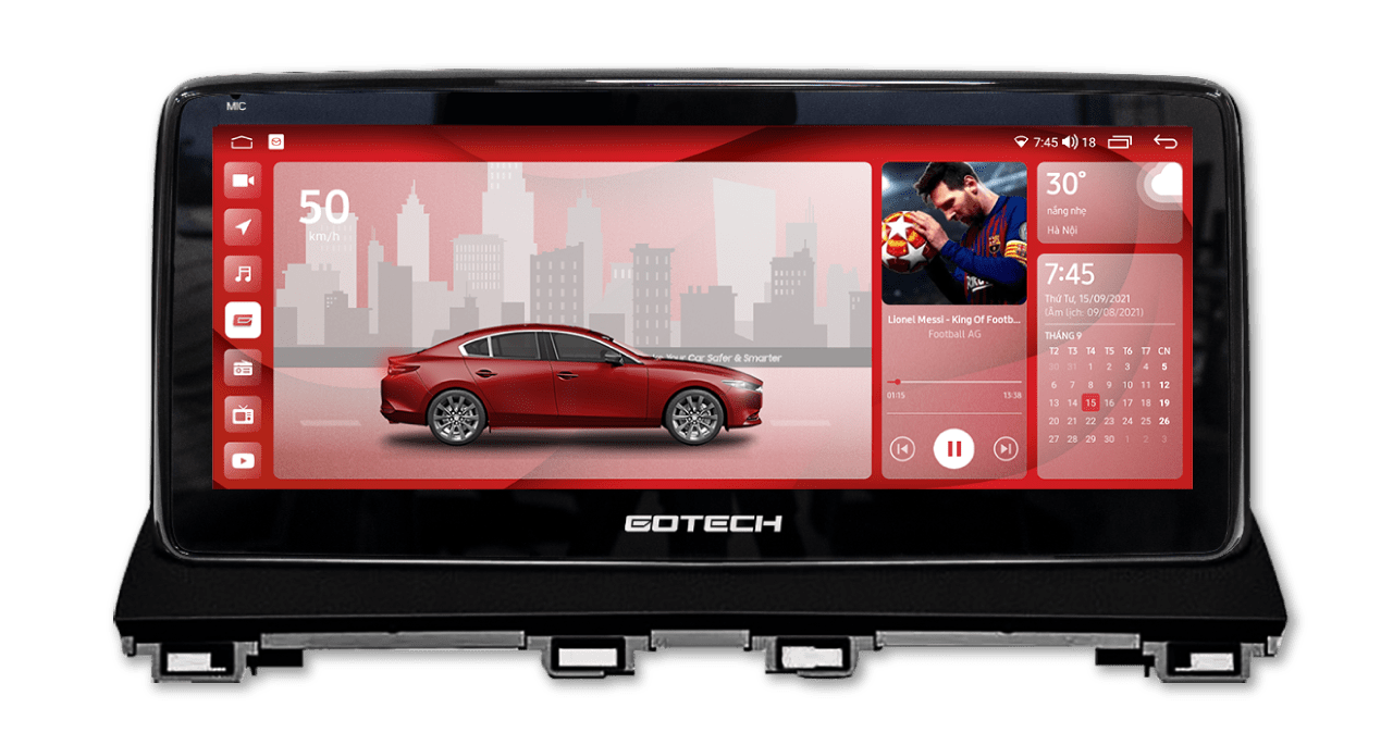 Màn hình DVD Android GOTECH GT Mazda Pro lắp cho xe Mazda 3 2015 – 2019