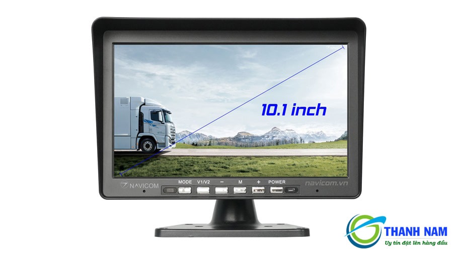 Màn hình 10.1 inch của camera hành trình gt10 chuyên dụng dành cho xe tải