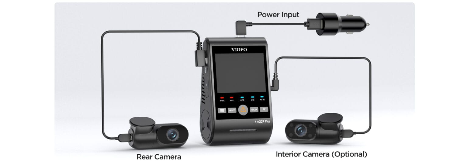 lắp đặt camera hành trình viofo a229 plus chính hãng tại thành nam gps