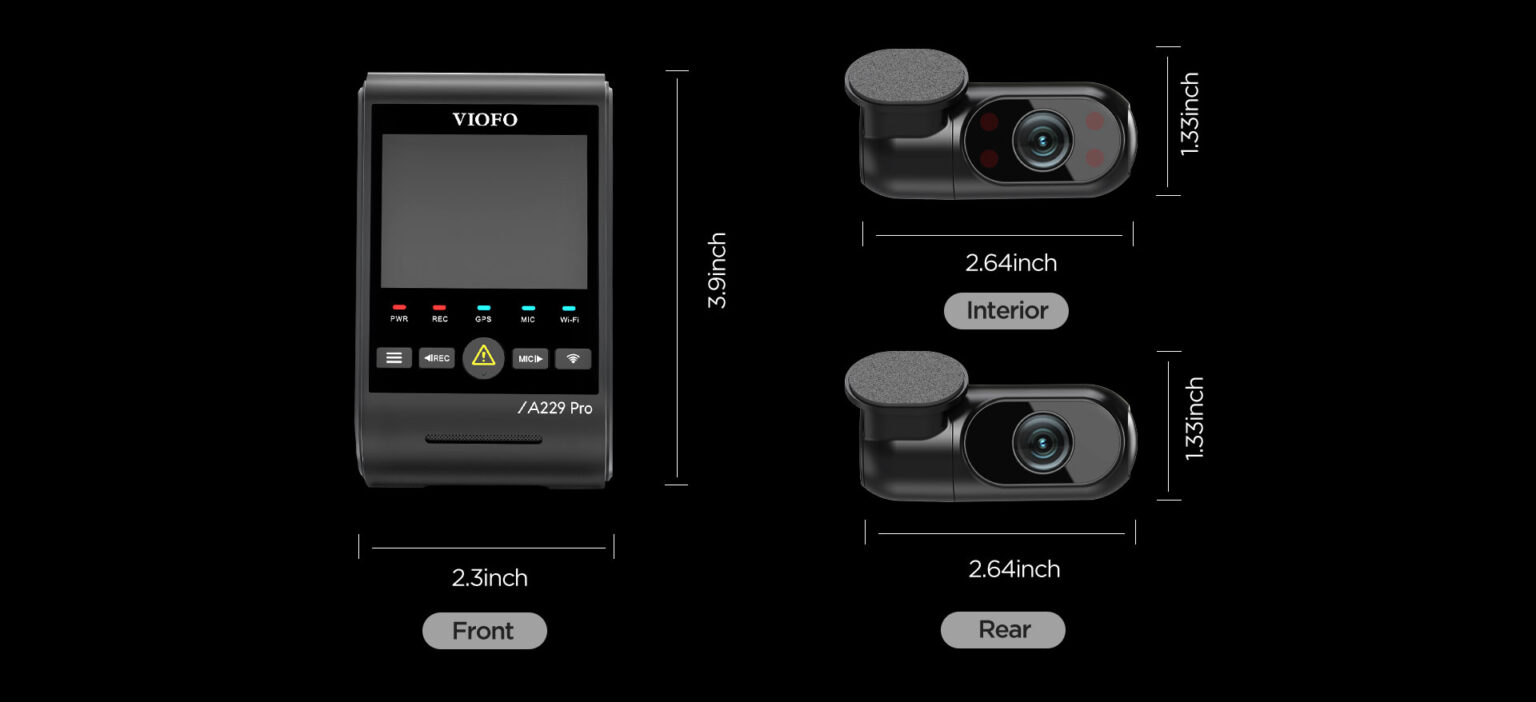 camera hành trình nhỏ gọn viofo a229 pro