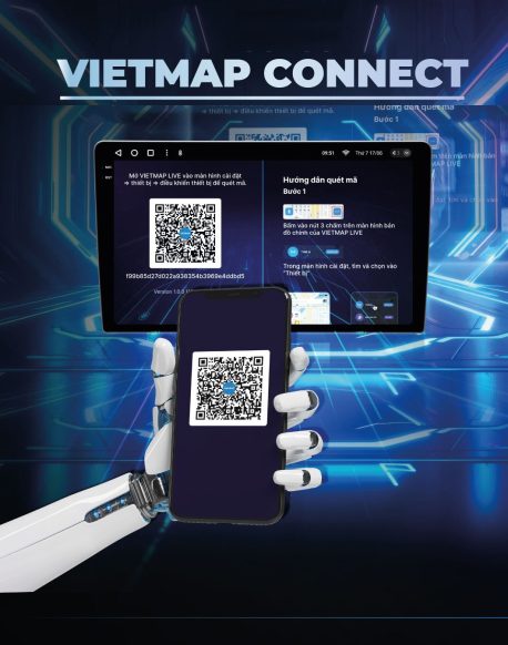 vietmap connect điều khiển màn hình dvd từ xa bằng điện thoại thông minh