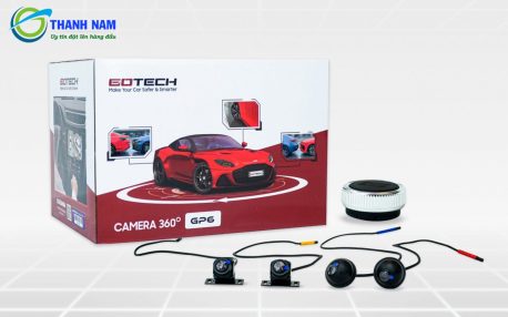 camera 360 độ gotech gp6 tích hợp màn hình dvd của xe