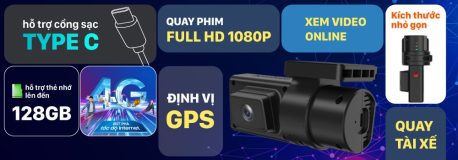 camera hành trình jc181 chính hãng gắn sim 4g giám sát định vị cam online trước và trong xe thông minh