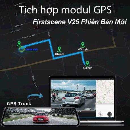 tích hợp chip gps xác định tốc độ, toạ độ xe chạy