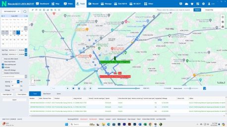 theo dõi vị trí xe khi lắp đặt camera hành trình navicom x5