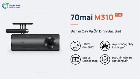 70mai m310 hoạt động ổn định trong môi trường khắc nghiệt