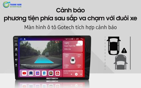 cảnh báo phương tiện phía sau sắp va chạm với xe phía trước