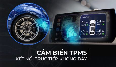 hỗ trợ kết nối cảm biến áp suất lốp