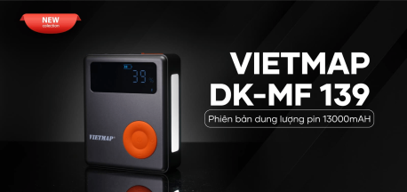 bộ kích bình ắc quy và bơm lốp hiện đại vietmap dk-mf139 13000mAh chính hãng