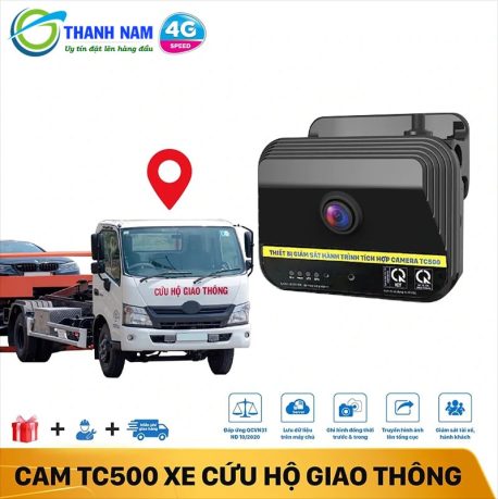 camera giám sát hình ảnh hành trình xe cứu hộ giao thông tc500