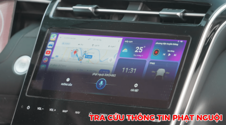 tra cứu thông tin phạt nguội trên màn hình xe khi trang bị zestech dx300