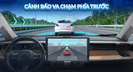 màn hình android cảnh báo giao thông thông minh