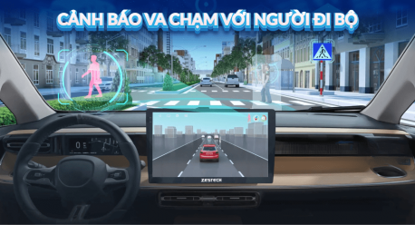 cảnh báo va chạm với người đi bộ