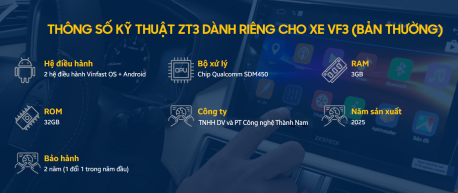 thông số kỹ thuật của zestech zt3 vf3