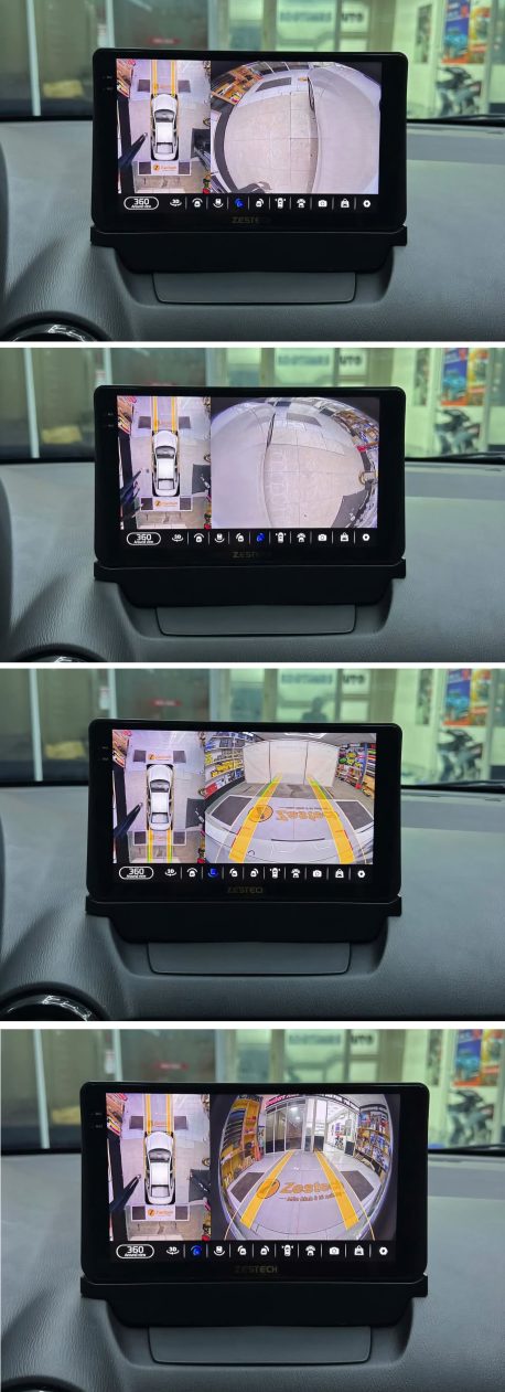 hình ảnh lắp đặt zestech zx zt360g liền cam 360