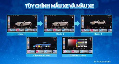tùy chỉnh màu xe và mẫu xe thể hiện tính cá nhân hóa