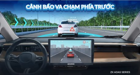 cảnh báo va chạm với xe phía trước