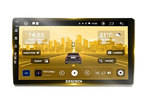 Màn Hình Android Zestech ZX10 Tiêu Chuẩn Ram 3GB Rom 32GB