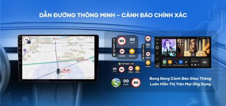 teyes cc3l lite dẫn đường thông minh cảnh báo giao thông chuẩn xác