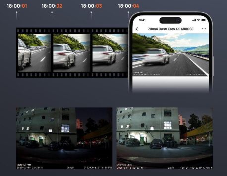 Camera Hành Trình Xiaomi 70Mai A800SE Ghi Hình 4K, Wifi, Adas - Ảnh 26