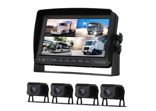 Camera Hành Trình Xe Tải GT9, Màn Hình 9 Inch Kèm 4 Mắt Camera