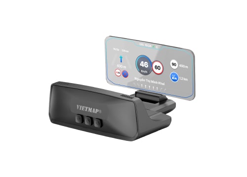 Màn Hình Hiển Thị Thông Tin HUD Vietmap H50, Dẫn Đường Cảnh Báo Giao Thông