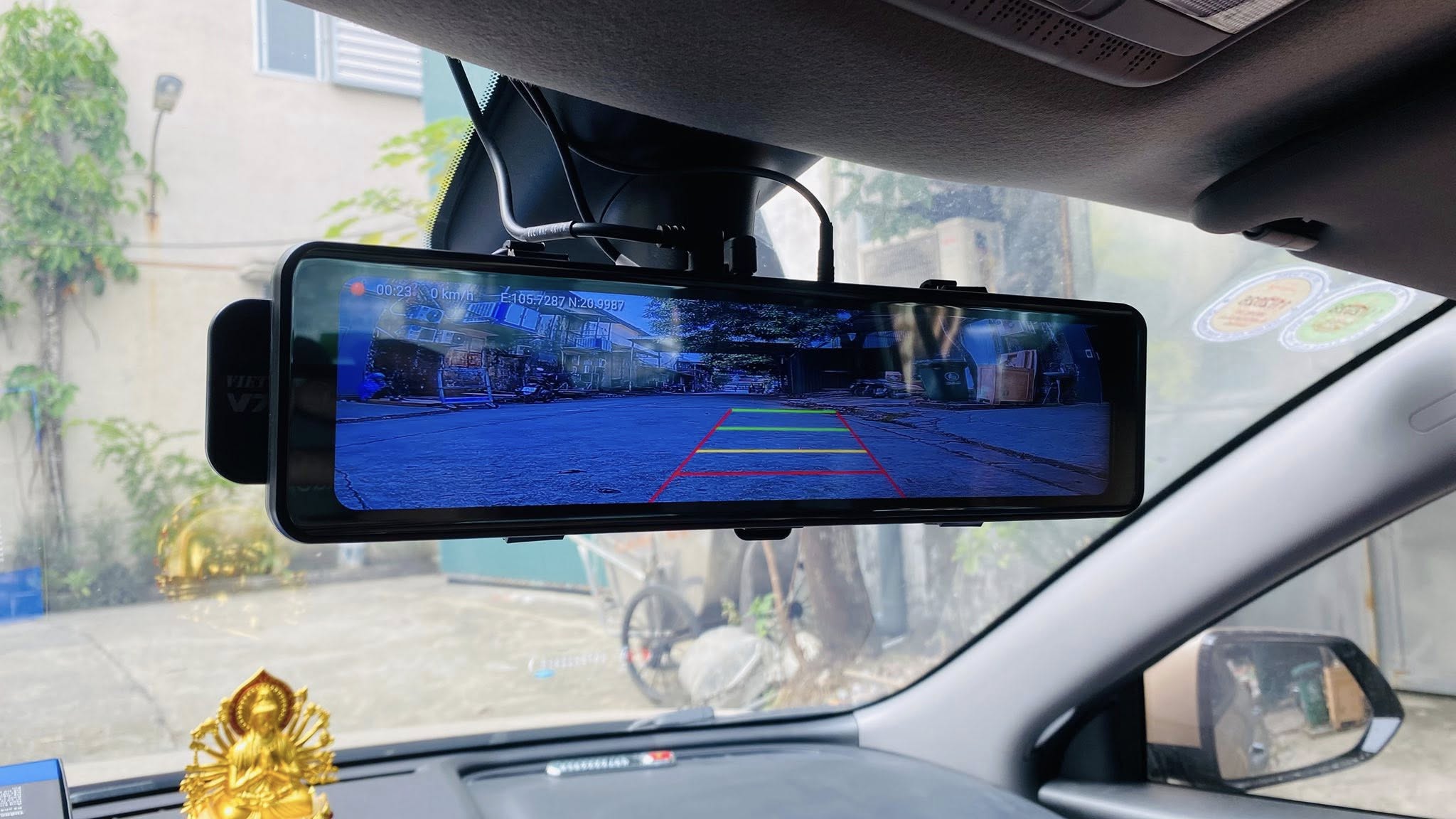 Camera Hành Trình Gương Vietmap V740 Dẫn Đường, Cảnh Báo Giao Thông, 4G Định Vị Xe - Ảnh 16