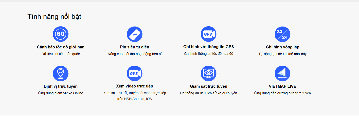 các tính năng nổi bật của vietmap v740