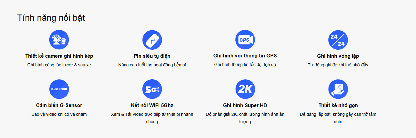các tính năng chính của vietmap ts2k lite