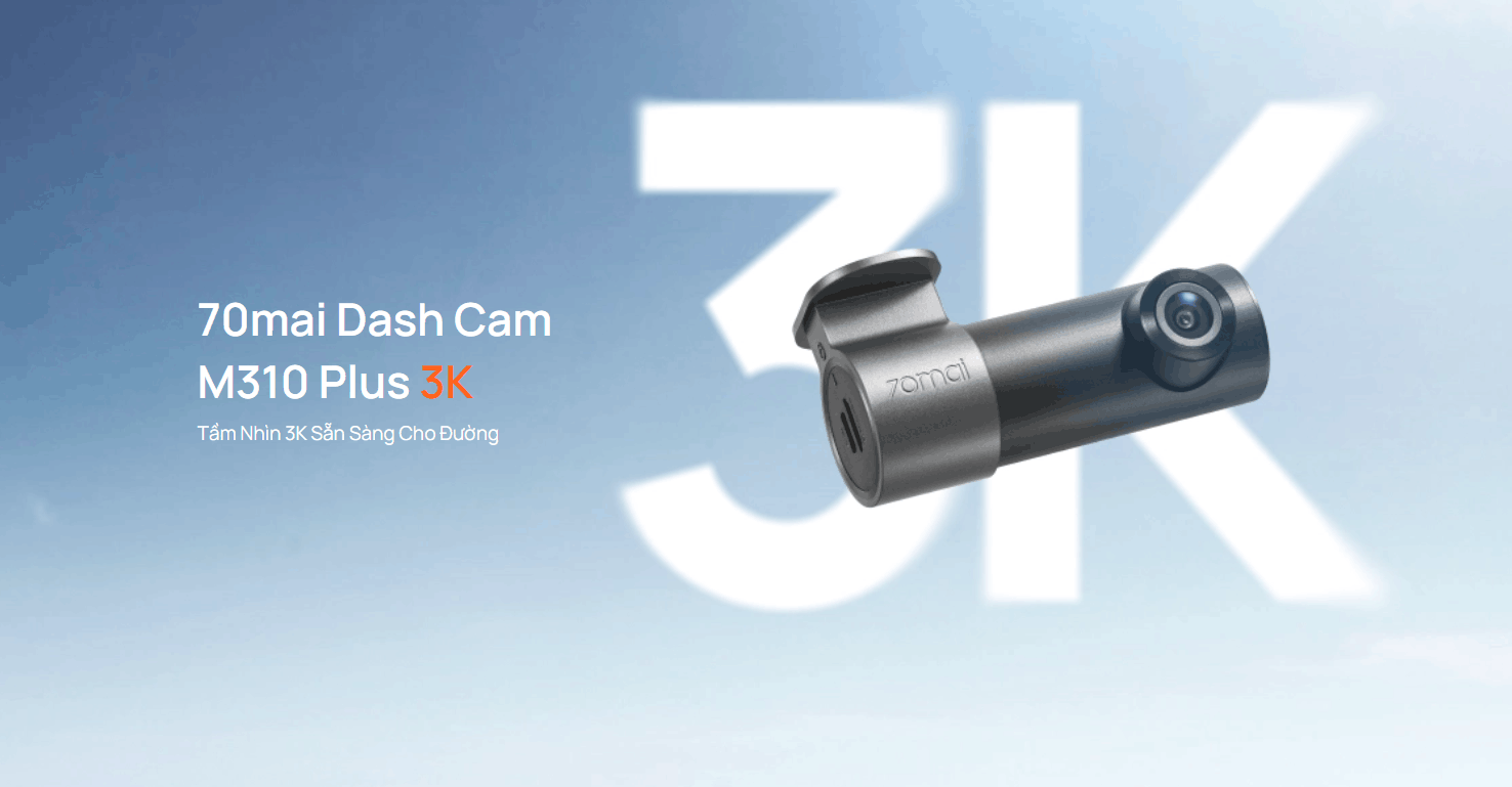 bảng giá camera hành trình xiaomi 70mai mới nhất năm 2026 - xiaomi 70m ai m310 plus
