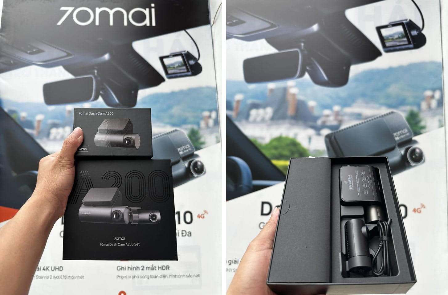 camera hành trình ô tô xiaomi 70mai a200
