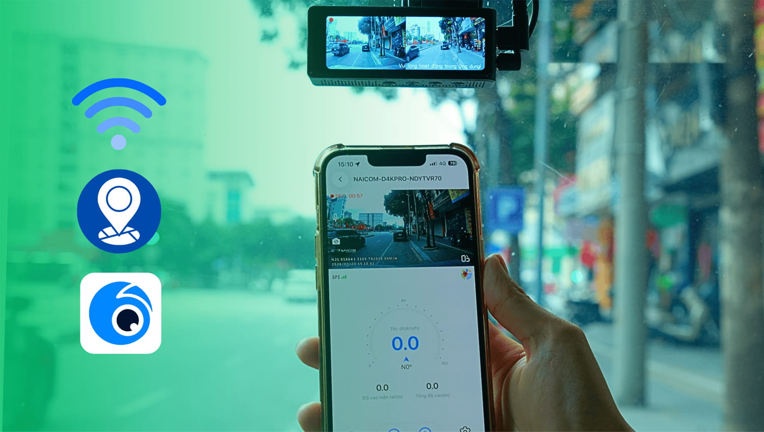 camera hành trình ghi hình 4k navicom d4k