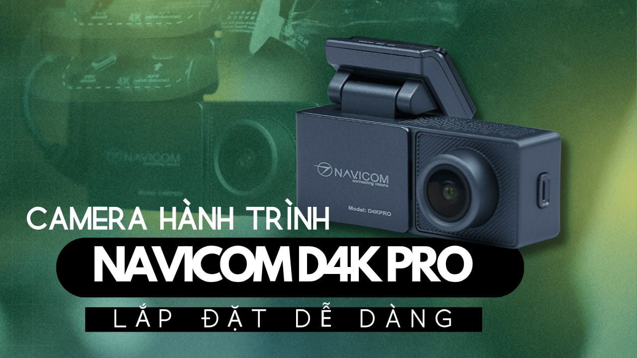 camera hành trình giá rẻ - tính năng vượt bậc navicom d4k pro