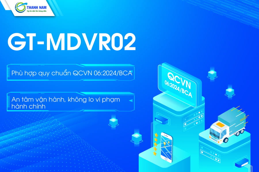 thiết bị giám sát hành trình hợp chuẩn gt-mdvr02 kiêm camera đầu ghi